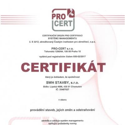 CERTIFIKACE